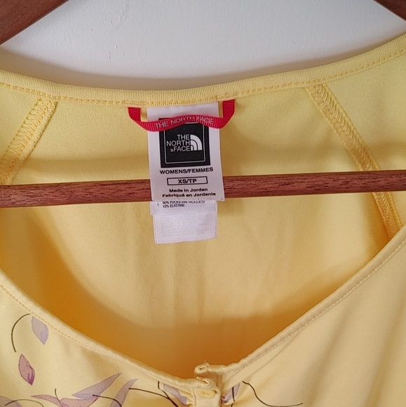 The North Face yellow ladies tee - Picture 3 of 5